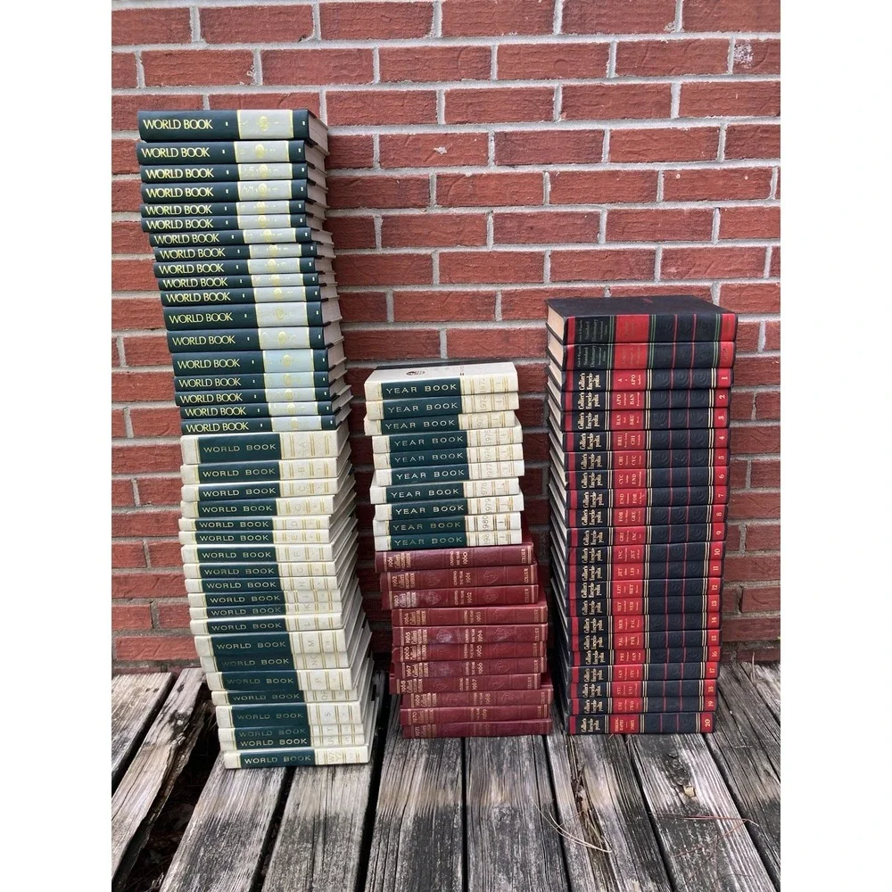 Massive Academia Lot!! VTG World Book Encyclopedia,Collier's Encyclopedia, Etc